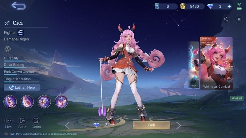 Panduan Cici Mobile Legends 2025: Build, Combo, Counter & Strategi Terbaik