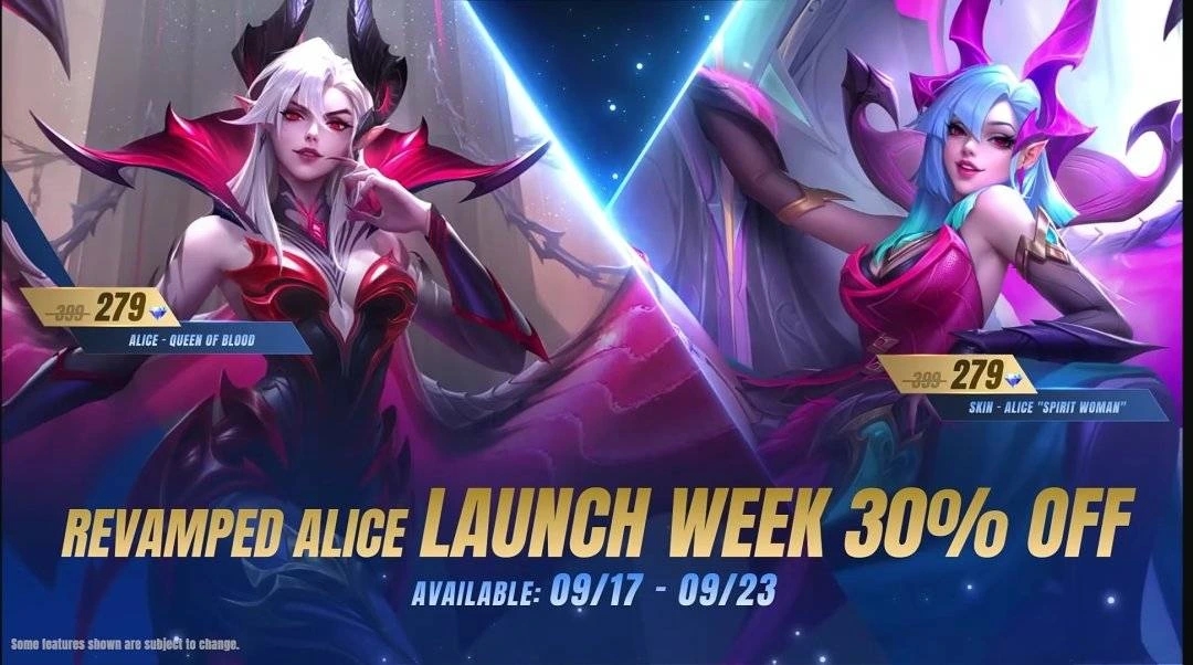 Mobile Legends: Bang Bang – Panduan Lengkap Revamp Alice, Queen of Blood dengan Lifesteal Mematikan dan CC Kuat