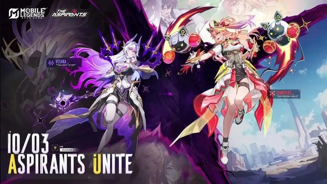 Mobile Legends Hadirkan Skin Aspirants Baru: Guinevere “Daybreak Halo” dan Vexana “Twilight Star”