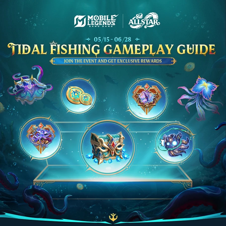 Event ALLSTAR Tidal Fishing MLBB Resmi Dimulai! Kesempatan Dapat Skin Yu Zhong Gratis dan 1000 Diamond Menanti