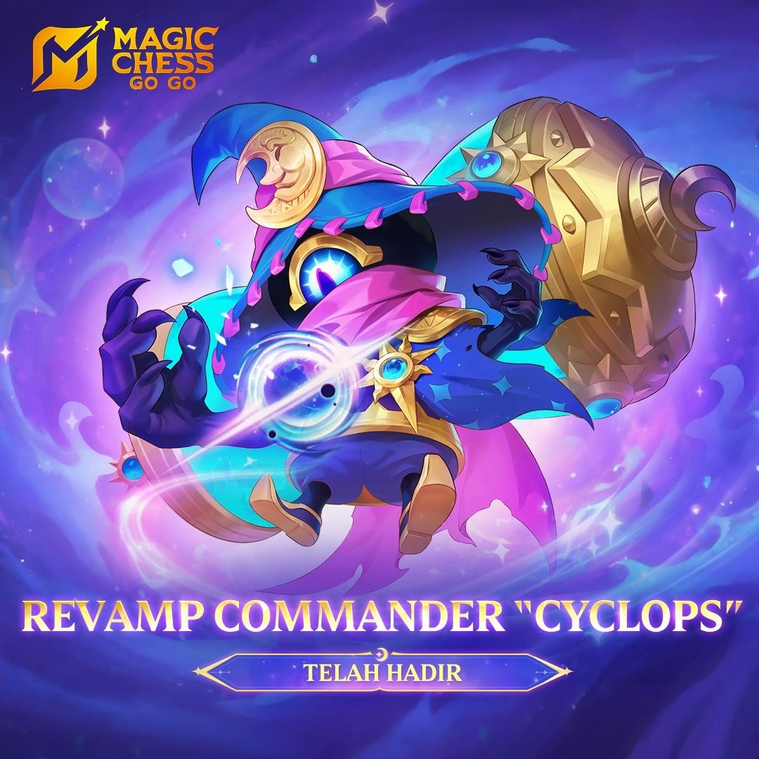 Revamp Cyclops Magic Chess 2025! Skill Baru Bikin Auto Win di Setiap Match