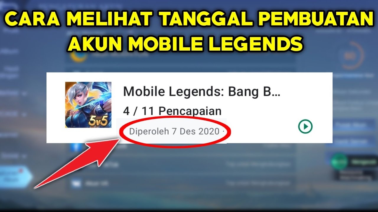 Gampang Banget! Begini Cara Cek Tanggal Pembuatan Akun Mobile Legends Kamu (Lengkap & Terbaru 2025)