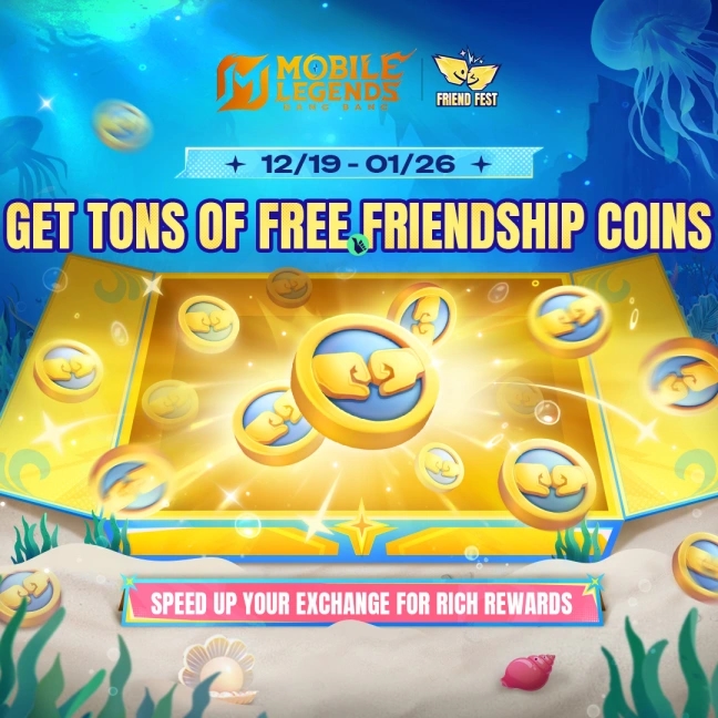 Friend Fest MLBB x SpongeBob: Cara Cepat Kumpulkan Friendship Coins & Klaim Skin Gratis!