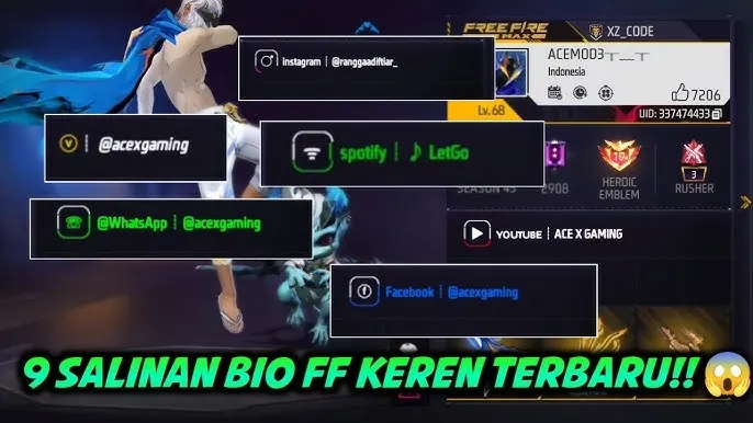 Daftar Kode Warna Free Fire (FF) Terlengkap + Cara Menggunakannya di Bio, Auto Aesthetic & Banyak Like!
