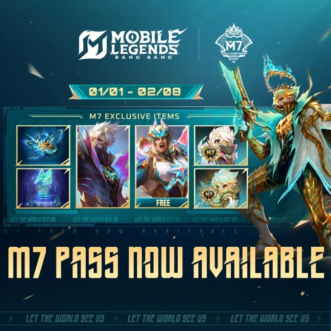 M7 Pass Mobile Legends Resmi Dibuka! Skin Eksklusif Granger & Hadiah Gratis Menanti