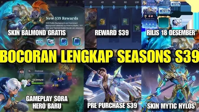 MLBB Ranked Season 39 “Peerless Light” Resmi Dimulai: Reset Rank, Hadiah Baru, dan Bocoran Skin Eksklusif