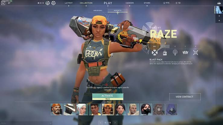 Raze Valorant: Si Bomber Brasil dengan Combo Mematikan, Wajib Dikuasai Pemain Ranked!