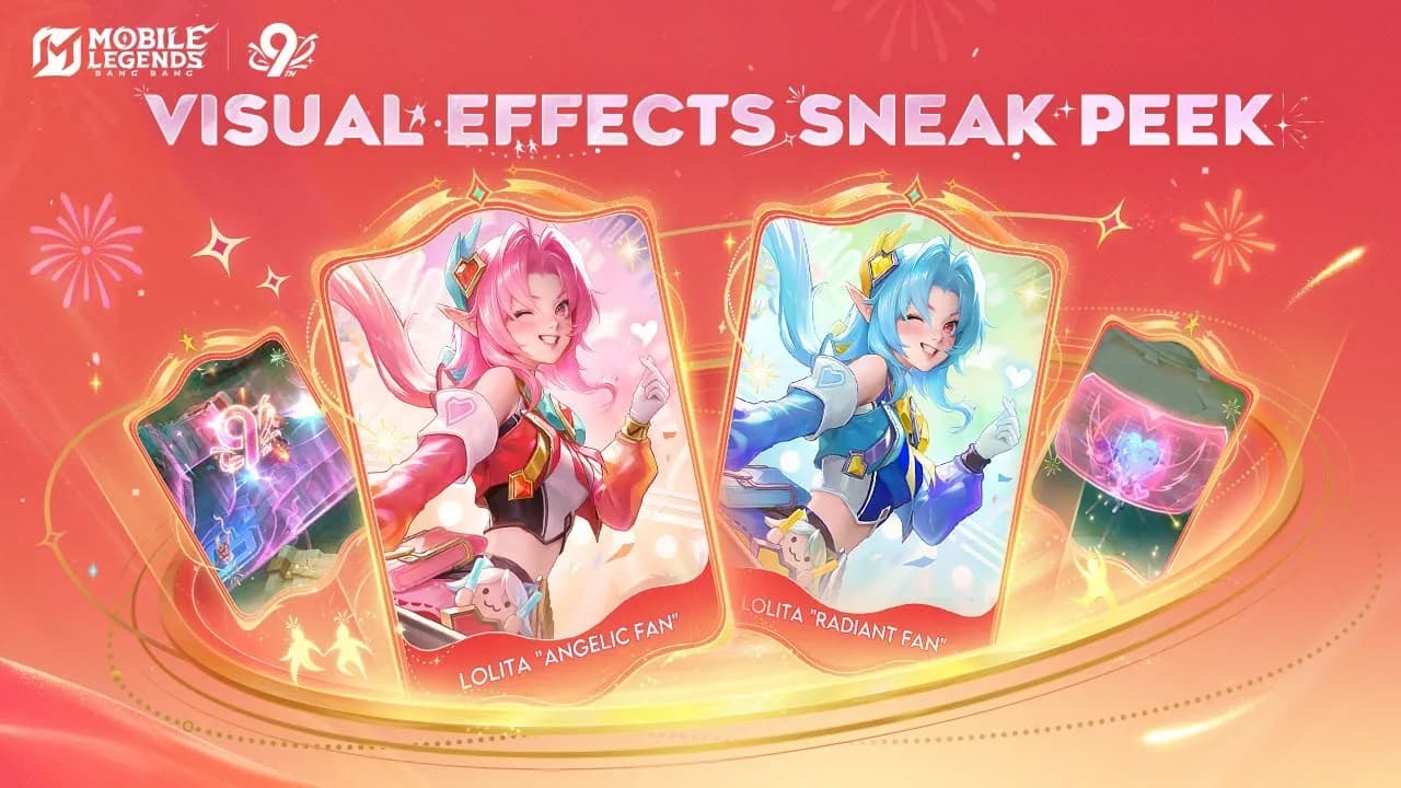 Skin Baru Lolita “Angelic Fan” & “Radiant Fan” Hadir di Mobile Legends 9th Anniversary – Tampil Manis dan Elegan di Land of Dawn!