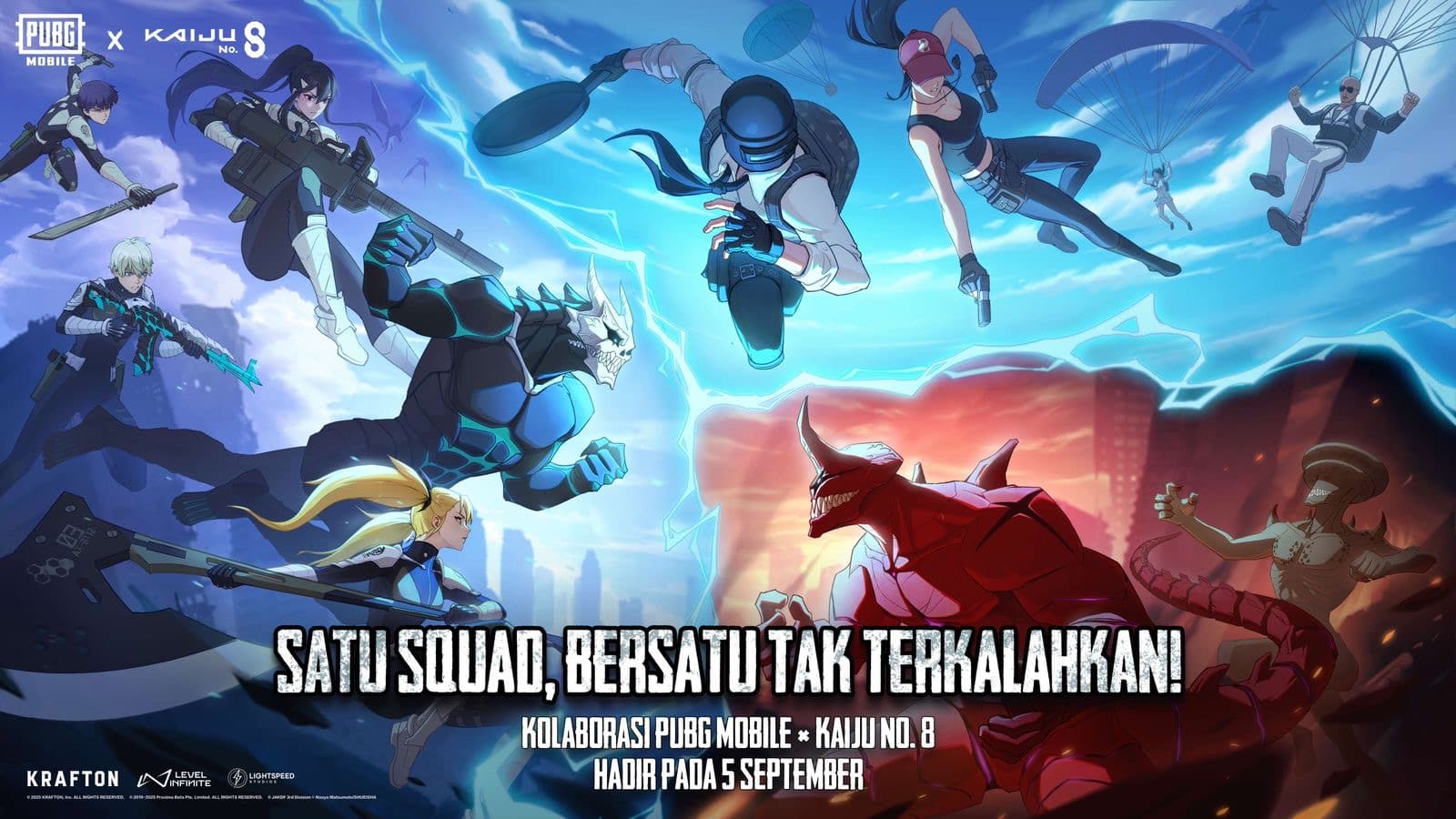 PUBG Mobile x Kaiju No. 8: Kolaborasi Spektakuler Hadir 5 September 2025, Siap Bawa Pertempuran Epik!