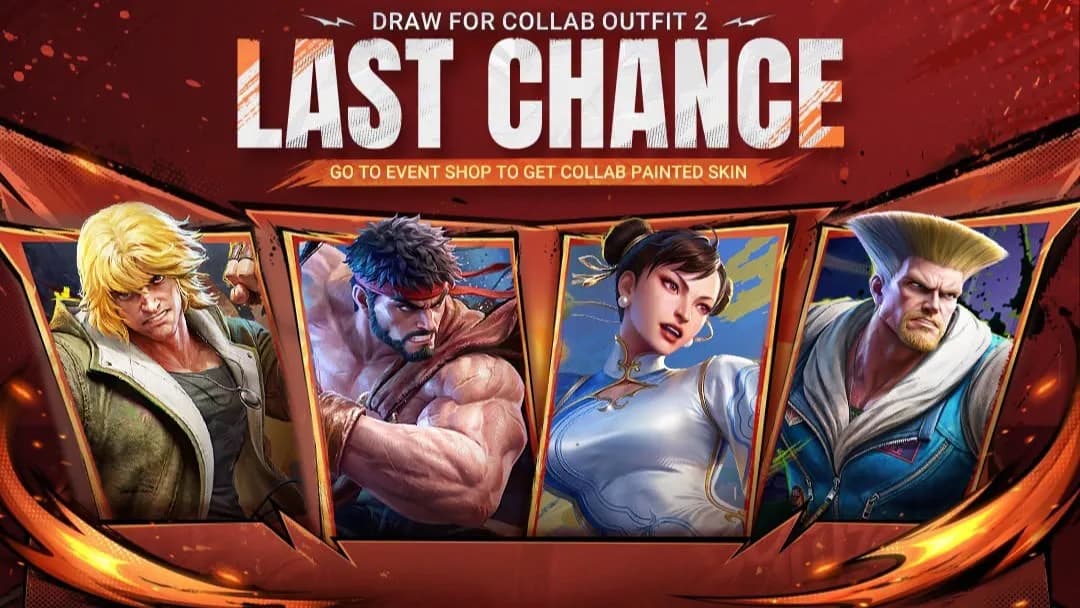 Last Chance! Event MLBB x Street Fighter 6 Segera Berakhir, Skin Ryu, Ken, Chun-Li & Guile Bisa Didapat dengan Diskon 50%