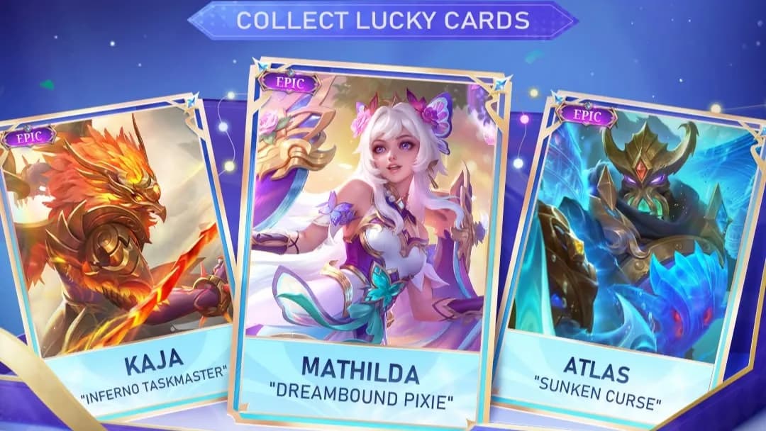 Lucky Flip MLBB Resmi Dimulai! Kumpulkan 3 Lucky Card dan Pilih Skin Epic Gratis