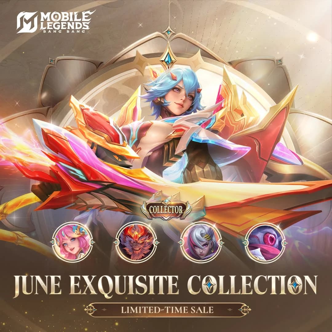 MLBB Exquisite Collection Juni 2026 Resmi Dimulai! Collector Kimmy "Starbound Sentry" Hadir dengan Diskon Spesial