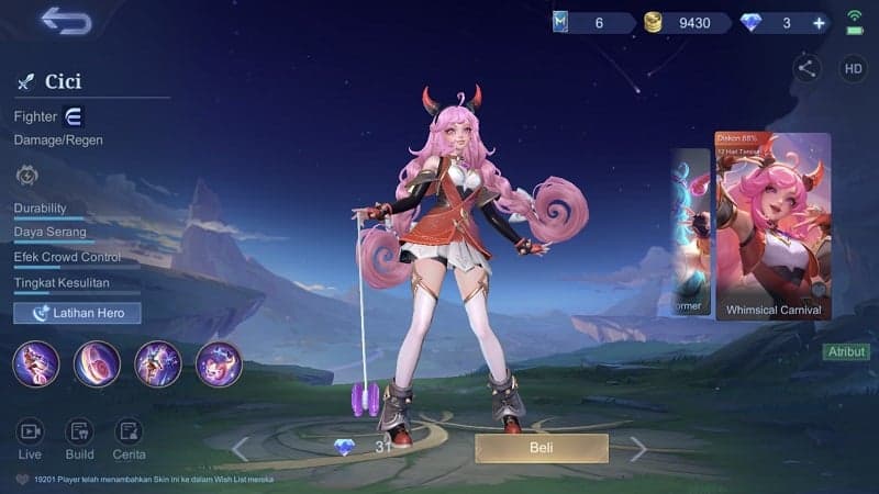 Panduan Cici Mobile Legends 2025: Build, Combo, Counter & Strategi Terbaik