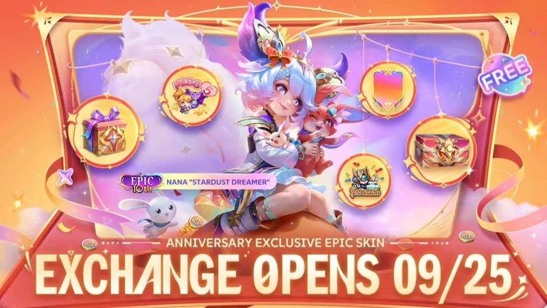 Event Shop MLBB 10th Anniversary: Cara Dapat Skin Nana Stardust Dreamer