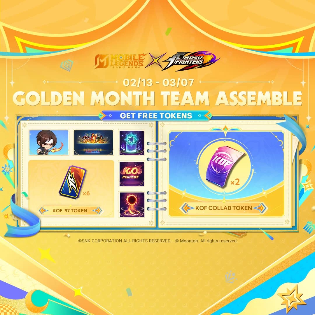 GOLDEN MONTH MLBB Resmi Dimulai! Dapatkan Token KOF ’97 Gratis & Skin Kolaborasi SNK Sekarang
