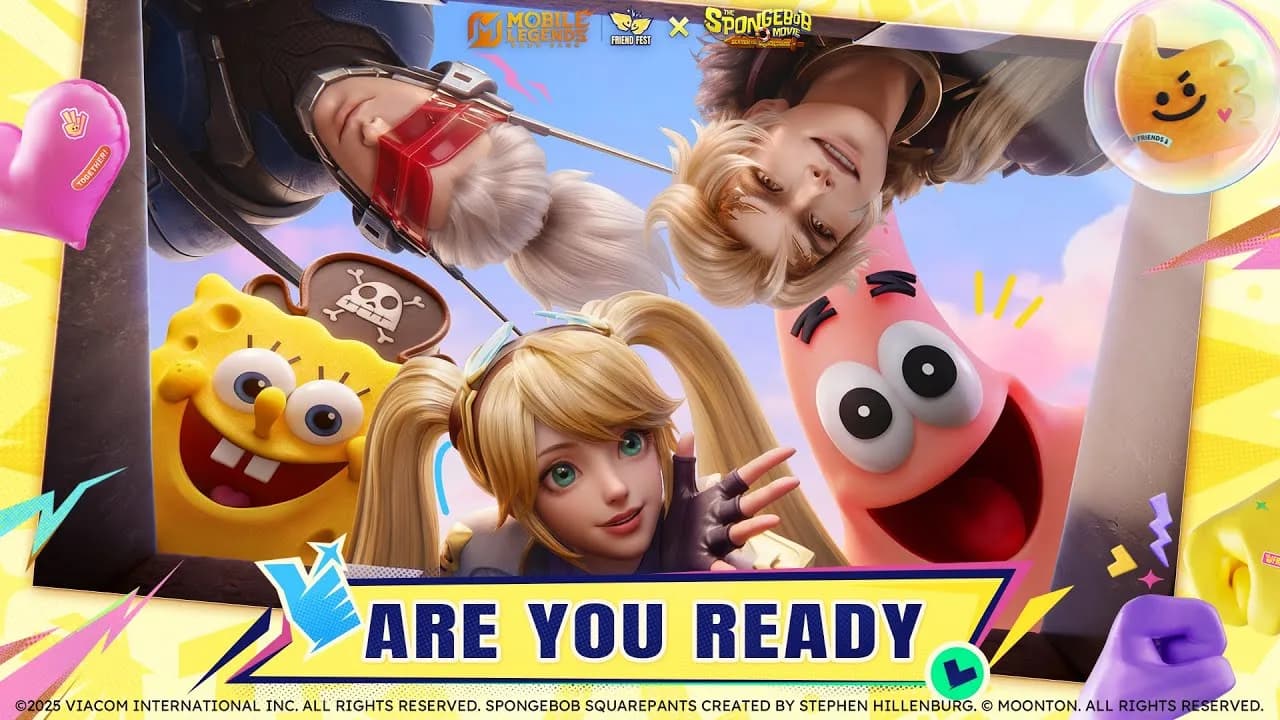 MLBB Friend Fest x SpongeBob SquarePants: Kolaborasi Paling Seru & Gratis Skin SpongeBob!
