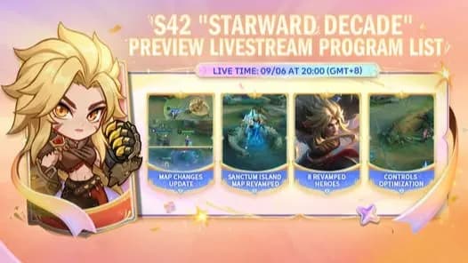 MLBB Season 42 Resmi 16 September! Patch Preview Ungkap Hero Revamp dan Perubahan Besar
