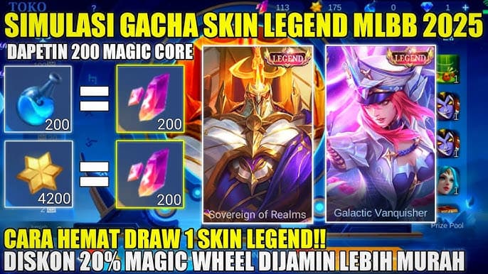 Event Double 11 2025 Mobile Legends: Diskon 20% Magic Wheel! Dapatkan Freya “Galactic Vanquisher” dan Skin Legend Lainnya!