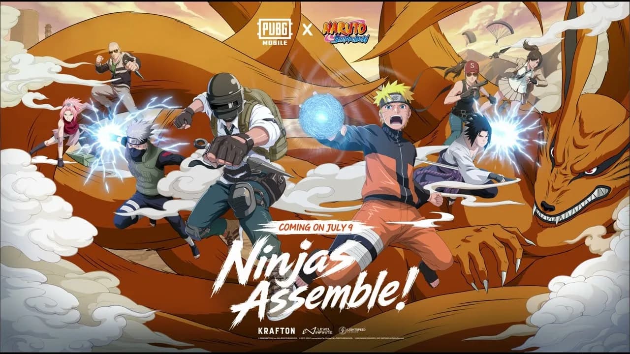 PUBG Mobile x Naruto Shippuden Resmi Dimulai 9 Juli! Kolaborasi Anime Terbesar Tahun Ini Siap Mengguncang Battleground