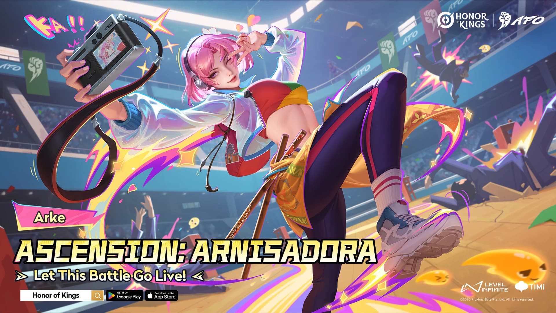Skin Baru Arke “Ascension: Arnisadora” Hadir di Honor of Kings, Siap Rilis 31 Maret!