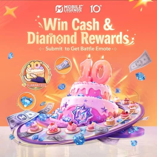 MLBB 10th Anniversary Creation Contest Resmi Dibuka! Ikutan dan Dapat Battle Emote Gratis
