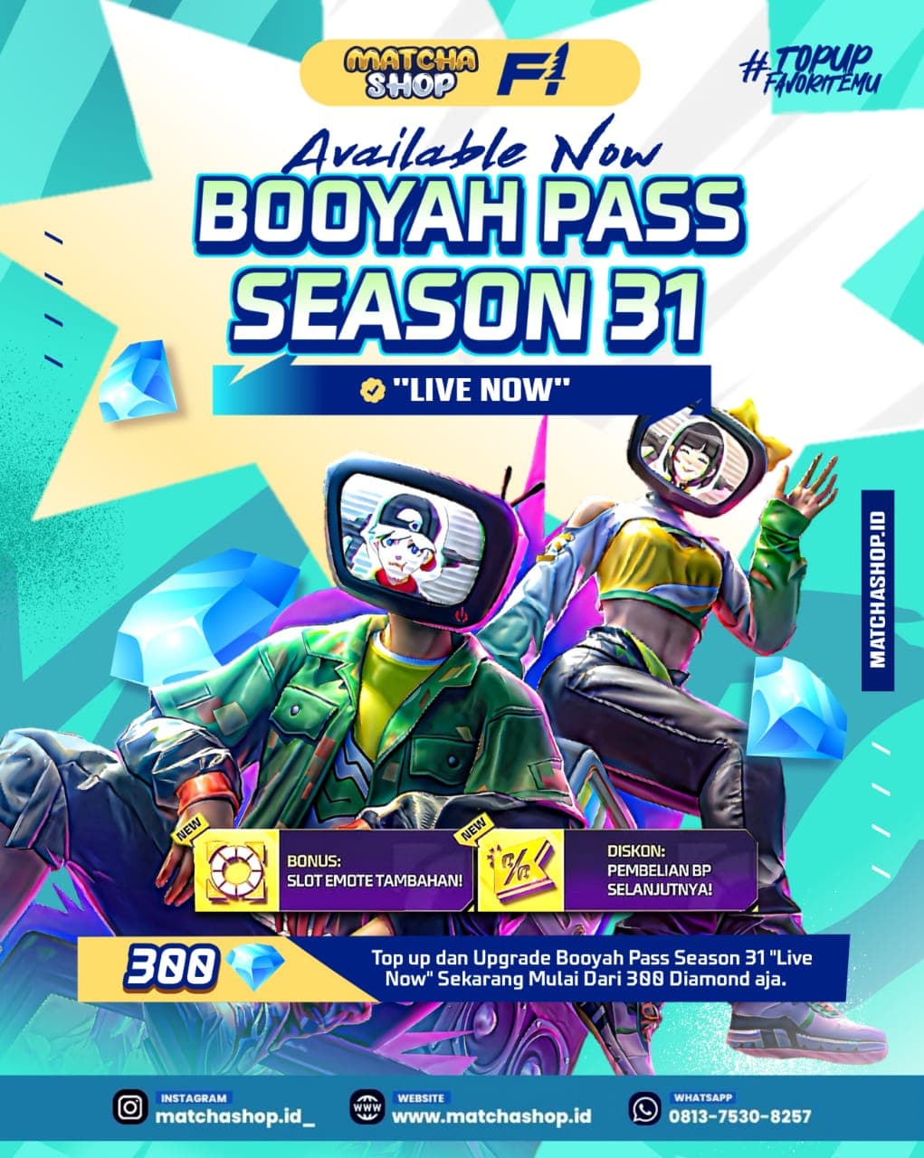 Gaya Street Futuristik? Emote Tambahan? Semua Ada di Booyah Pass Season 31!
