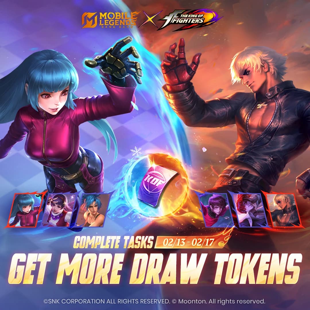 Event MLBB × KOF Kembali Panas! Diskon Draw hingga 50% & Skin Kolaborasi Bisa Dicoba Gratis