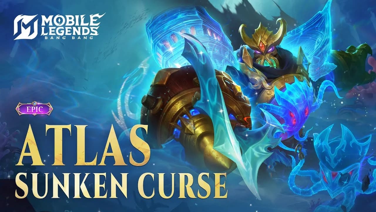 Atlas “Sunken Curse” Resmi Hadir! Skin Undead Captain MLBB dengan Efek Lautan Hantu yang Mematikan