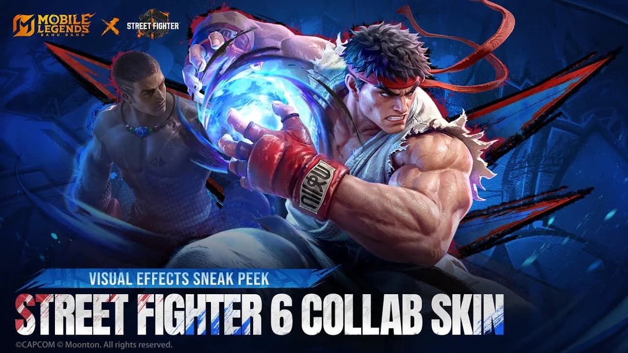 MLBB x Street Fighter 6 Resmi Hadir 3 Juli! Skin Paquito Ryu Terbaru Siap Kuasai Land of Dawn, Wajib Dimiliki Player Mobile Legends