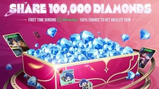 Gratis Skin Elite Permanen MLBB! Bind WhatsApp Sekarang dan Berkesempatan Dapat 100.000 Diamond