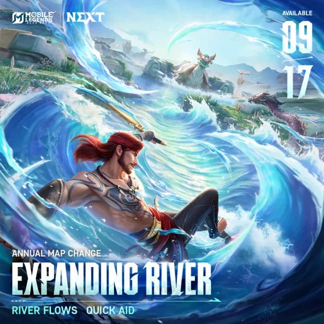 Project NEXT 2025: Teaser Annual Map Change “Expanding River”, Peta Land of Dawn Semakin Dinamis!