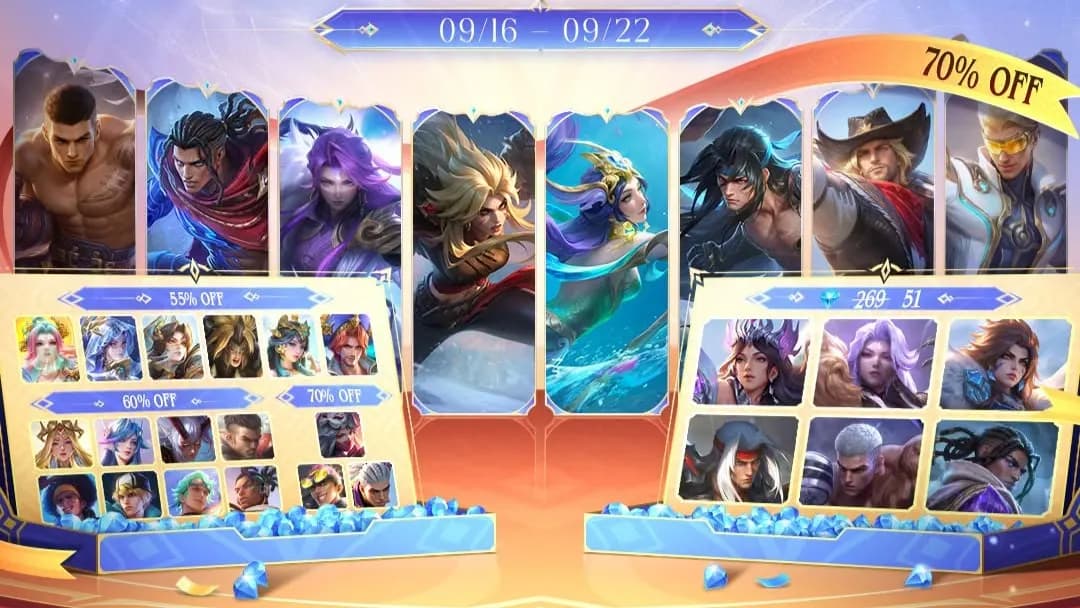 8 Hero Revamp MLBB Season 42 Resmi Hadir, Ada Promo Skin 51 Diamond