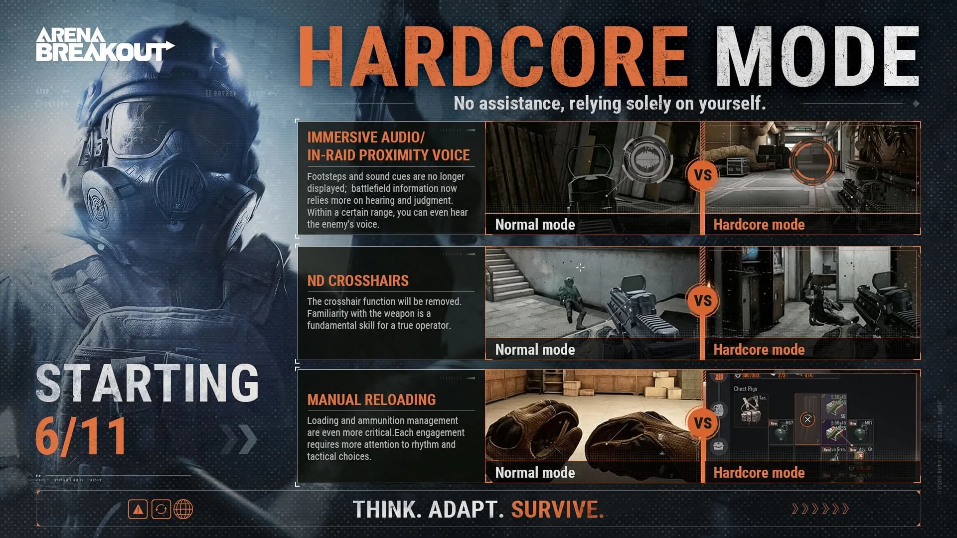 Arena Breakout S12 Hadirkan Hardcore Mode! Tanpa Bantuan, Hanya Skill dan Strategi yang Menentukan Hidup atau Mati