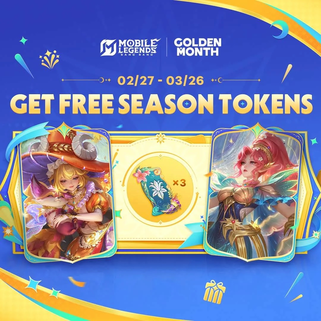 Event Season Token Giveaway MLBB: Kesempatan Dapat Skin Miya & Floryn Eternal Seasons Gratis!