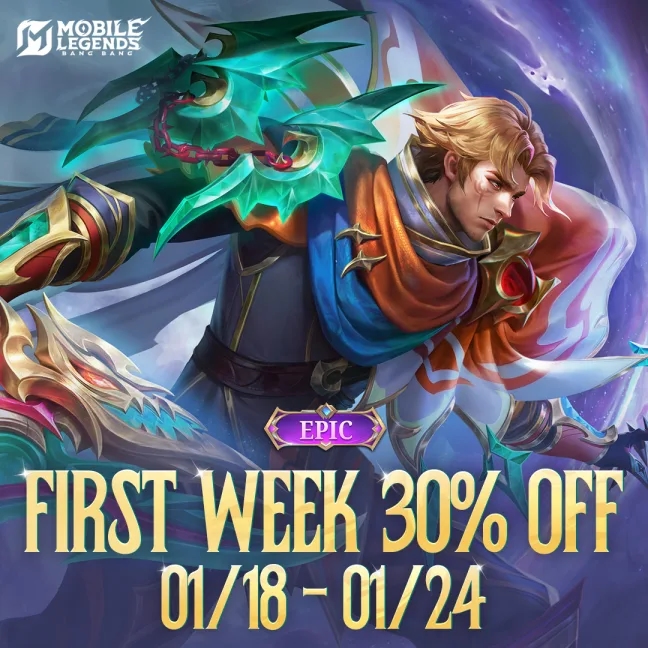 Skin Epic Terbaru Nolan “Spectral Strider” Resmi Rilis! Diskon 30% Waktu Terbatas di Mobile Legends