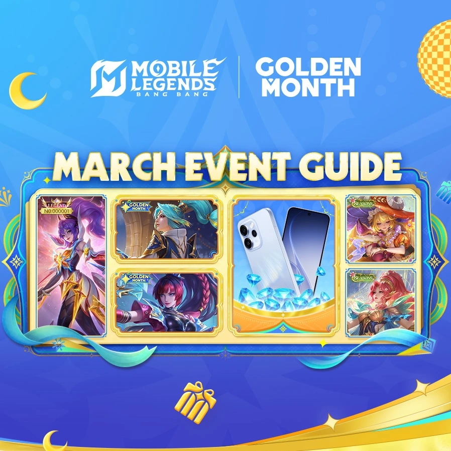 Rangkuman Event MLBB Maret 2026: Golden Month, Skin Gratis, hingga Legend Fanny “Galactic Starhawk”!