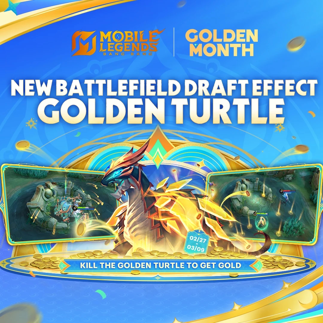 Mode Baru MLBB “Golden Turtle” Resmi Hadir! Rebut Gold Lebih Cepat & Kuasai Pertandingan